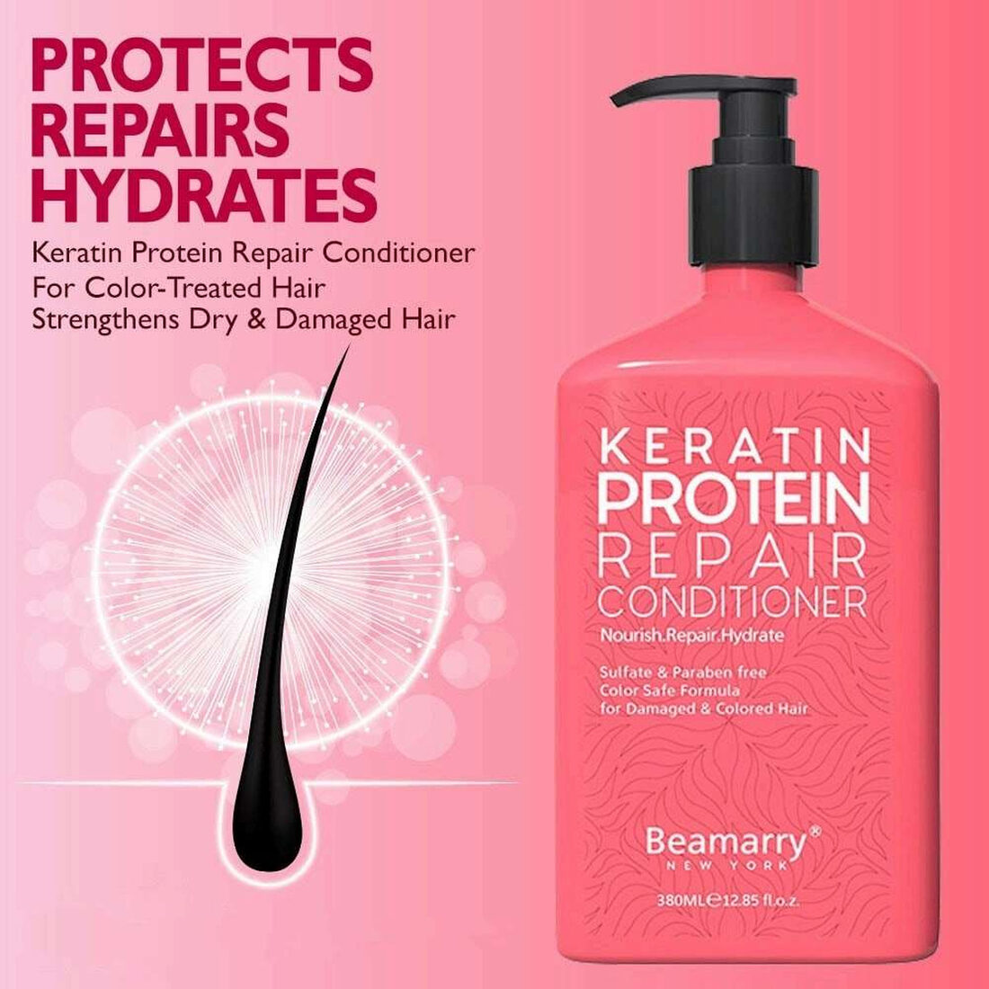 Beamarry Keratin Protein Repair shampoo and conditioner
