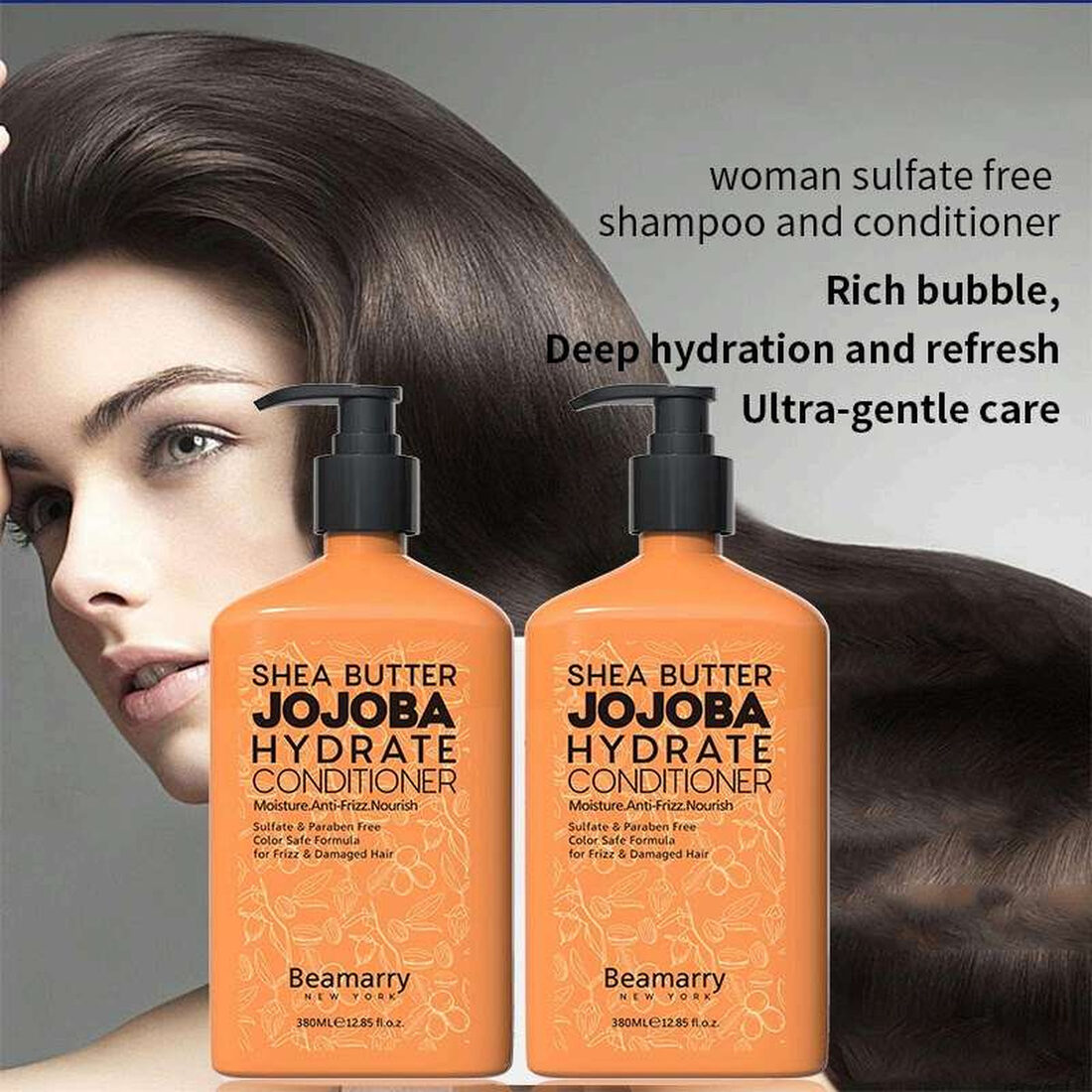 Beamarry Shea Butter Jojoba Hydrate shampoo and conditioner