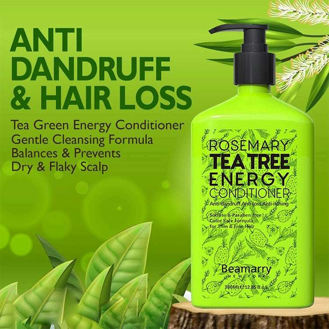Beamarry Rosemary Tea Tree Energy shampoo and conditioner
